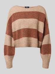 Pullover mit U-Boot-Ausschnitt von ONLY Beige - 45