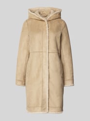 Lange keerbare jas met capuchon en steekzakken van PETITE M. - 9