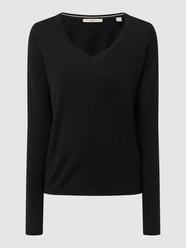 Pullover met viscosegehalte  van edc By Esprit Grijs / zwart - 23
