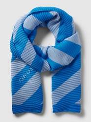 Schal mit Streifenmuster Modell 'Amarnie' von Opus Blau / Türkis - 21
