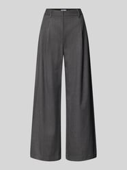 Wide Leg Hose mit Bundfalten Modell 'JAYCE' von SUNCOO PARIS - 18