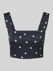 Cropped Slim Fit Blusentop mit Karree-Ausschnitt von P&C* curated by GLAMOUR - 15
