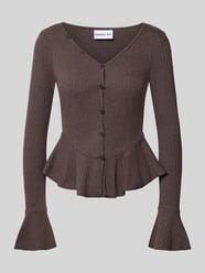 Longsleeve mit Schößchen und Trompetenärmeln von DAISY STREET - 5