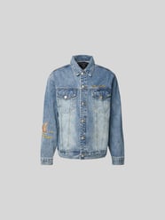 Jeansjacke mit Knopfleiste von Billionaire Boys Club Blau - 4