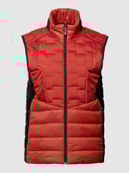 Bodywarmer met contrastgarnering, model 'Marson' van BOSS Green Rood - 3