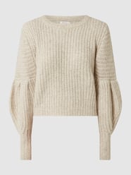 Cropped Pullover mit Woll-Anteil Modell 'Scala' von Only Beige - 16