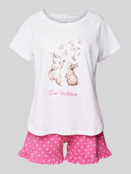 Pyjama mit Statement-Stitching Modell 'Zum Verlieben' von LOUIS & LOUISA - 15