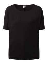 T-Shirt mit Logo von QS Schwarz - 45