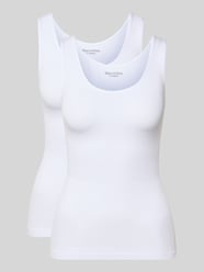 Slim fit tank top van modalmix in set van 2 van Marc O'Polo - 20