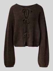 Kurtka wełniana oversized z mieszanka wełny od black palms - 26