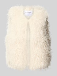 Regular fit bodywarmer van imitatiebont model 'An44nalisa' van ZABAIONE - 6