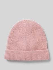 Flauschiger Beanie mit Umschlag von s.Oliver RED LABEL Rosa - 8