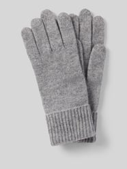 Handschuhe aus reinem Kaschmir mit gerippten Abschlüssen von Christian Berg Woman - 11
