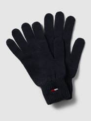 Handschuhe in Strick-Optik Modell 'FLAG GLOVES' von Tommy Jeans Blau - 8