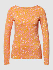 Longsleeve mit Allover-Muster von Esprit Orange - 25