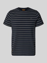 T-Shirt mit Streifenmuster und Logo von camel active - 2