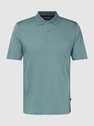 T-Shirt mit Knopfleiste von MAERZ Muenchen Blau - 13
