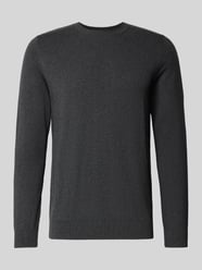 Regular Fit Strickpullover aus reiner Baumwolle Modell 'BERG' von Selected - 2