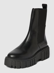 Chelsea Boots aus Leder-Mix mit Label-Prägung von Marc O'Polo - 14