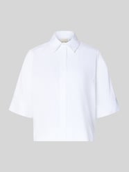 Boxy Fit Bluse mit verdeckter Knopfleiste von Milano Italy - 33