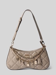 Shoulder Bag mit Logo-Detail Modell 'Libby' von GUESS Beige - 45