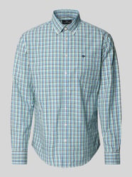 Regular Fit Freizeithemd mit Button-Down-Kragen von Fynch-Hatton Grün - 42