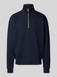 Sweatshirt mit Troyer-Kragen von MCNEAL Blau - 4