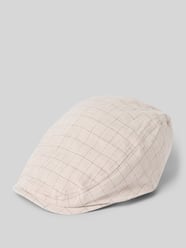 Schiebermütze mit Viskose-Anteil Modell 'Karo' von Müller Headwear Beige - 47