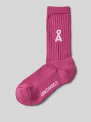 Socken mit Label-Detail Modell 'SAAMUS' von Armedangels Pink - 5