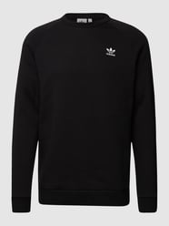 Sweatshirt mit Label-Stitching von adidas Originals Schwarz - 19