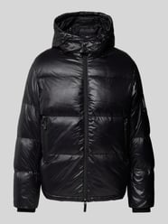 Daunenjacke mit Zweiwege-Reißverschluss von ARMANI EXCHANGE Schwarz - 4