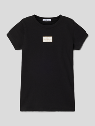 T-shirt z naszywką z logo od Calvin Klein Jeans Czarny - 46