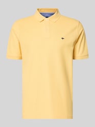 Regular Fit Poloshirt mit Logo-Stitching von Fynch-Hatton - 17