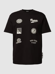 T-Shirt mit Label-Prints von PUMA PERFORMANCE Schwarz - 18