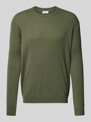 Gebreide pullover met ribboorden, model 'RAXOW' van American Vintage Groen - 48