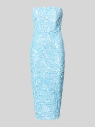 Midikleid im Off-Shoulder-Look mit Pailletten von Little Mistress - 29