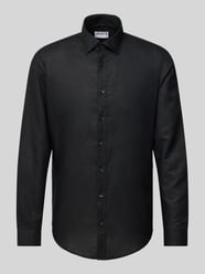 Slim Fit Freizeithemd aus Leinen-Baumwoll-Mix von Jake*s - 28