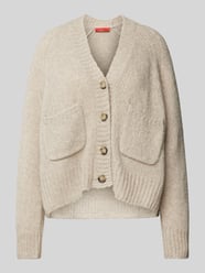 Strickjacke mit V-Ausschnitt Modell 'LIGNANO' von MAX&Co. Beige - 2