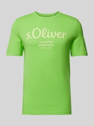 T-Shirt mit Rundhalsausschnitt von s.Oliver RED LABEL Grün - 16