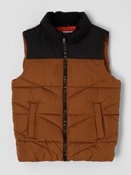 Steppweste mit Stehkragen  von Scotch & Soda Braun - 46