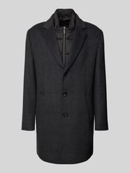 Lange jas met inzet en reverskraag van bugatti - 31