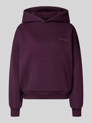 Hoodie mit Logo und Känguru-Tasche von REVIEW - 18
