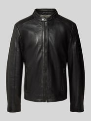 Kurtka o kroju regular fit z imitacji skóry model ‘Mayco’ od Gipsy - 9