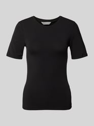 T-Shirt mit geripptem Rundhalsausschnitt Modell 'Betrina' von MSCH Copenhagen - 42