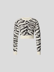 Sweatshirt mit Animal Print von Self-Portrait - 3