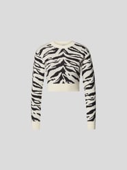 Sweatshirt mit Animal Print von Self-Portrait - 44