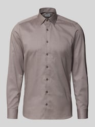 Slim Fit Freizeithemd mit Kentkragen von OLYMP Level 5 Beige - 46