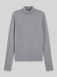 Slim Fit Langarmshirt mit Mock Neck von Tommy Hilfiger - 39