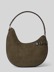 Torebka z naturalnej skóry bydlęcej z ozdobną aplikacją od Lauren Ralph Lauren - 9