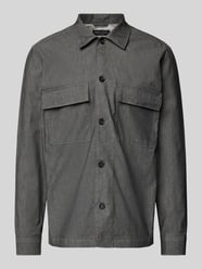 Kurtka koszulowa o luźnym kroju z bawełnianej tkaniny Chambray od Marc O'Polo - 25